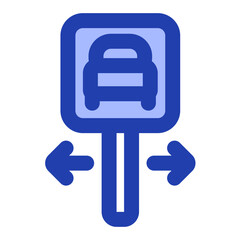 Fototapeta premium hotel road signs