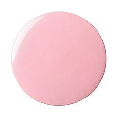 Minimal Pastel Pink Round Sticker with Soft Shadow Perfect for Crafts, Planners, and More