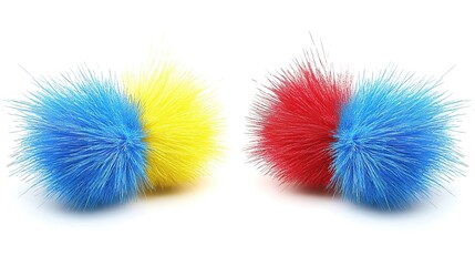 Colorful powder burst in vibrant red, blue, and yellow, symbolizing energy and creativity