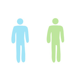 Friendship multi color icon vector