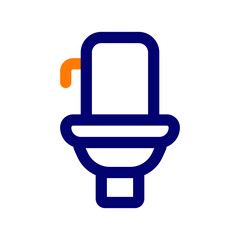 Obraz premium sitting toilet