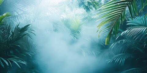Lush Tropical Jungle Scene