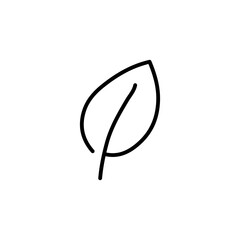 vector illustration of recycle theme element with one line style	
