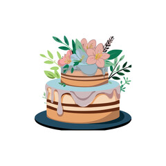 Floral Layer Cake for Celebrations