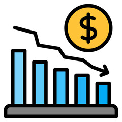 Asset Depreciation Icon
