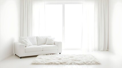 Fototapeta premium Interior and Nature Backgrounds – Modern Rooms and Outdoor Views