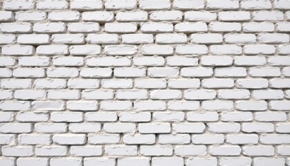 Naklejka premium White brick wall texture urban environment photography minimalist style close-up view aesthetic design