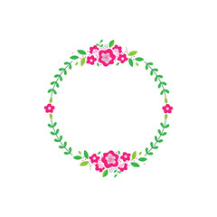 Fashionable weeding Floral ornament Design