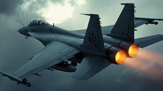 F16 fighter jet flying in the sky during a military airshow