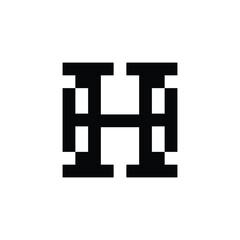 Creative and Elegance H Letter Logo Design Concept