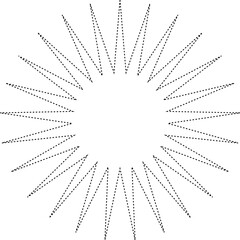 Obraz premium Star dash line