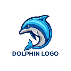dolphin logo vector