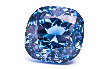 Fototapeta premium Dazzling Blue Gemstone Sparkling Brilliance Precious Jewel Luxurious Beauty