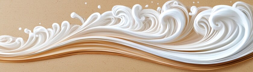 Abstract Paper Waves.