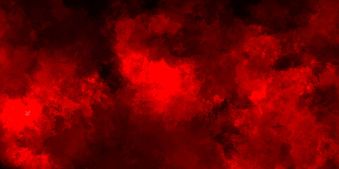 Dark red powder explosion cloud on black background. Abstract red and black grunge texture smoke. smoke fog misty texture overlay on dark black. paranormal red mystic smoke, clouds for movie.