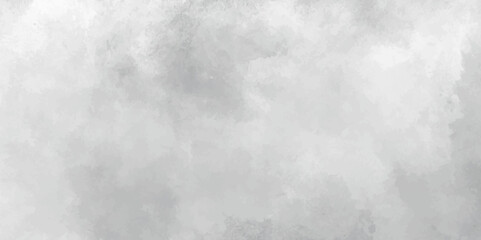 White and gray grunge wall and smoke, cloud texture. gray smoke and fog design texture overlays. hand painted vector on watercolor texture. white paper texture and gray wall background.