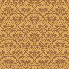 Elegant Damask Seamless Pattern. Vector design for Wallpaper, Fabric, Branding, Packaging, Invitations, Wedding, Home Decor Design