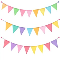 Colorful triangular banners (1)