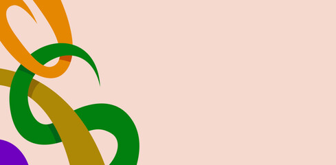 
Modern Vector Background Design with Swirling Curves Colorful curved lines form dynamic angular elements.