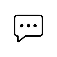 Comment icon speech bubble symbol Chat message icon. Conversation, SMS, Notification, Group Chat. Chatting icon. vector illustration eps  10.