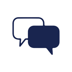 Fototapeta premium Chat icon vector isolated on background. Trendy message symbol. Online communication. Conversation, SMS, Notification, Group Chat. Chatting icon. vector illustration eps 10.