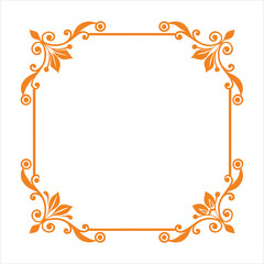 Vintage Corner Frames Collection  Isolated Decorative Elements.