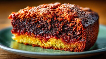 A decadent chocolate cake layered with rich, creamy coconut frosting, beautifully presented for a delightful dessert experience. This treat combines classic flavors for a memorable indulgence.