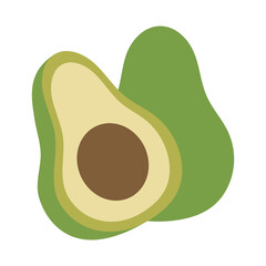 Avocado fruit arrangement suitable for food blogs, recipe websites, and healthy eating content. Fresh, ripe, and delicious avocado varieties