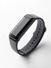 Sleek Fitness Tracker for White Background.
