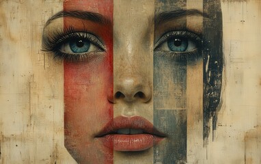 Modern abstract composition with fluid color layers and soft contrast, perfect for stylish banners or decorative art prints.