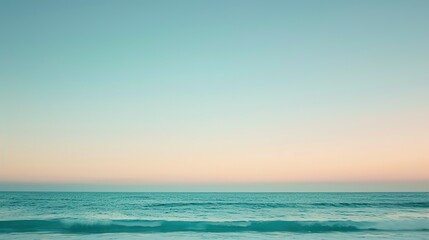Fototapeta premium sunset over the sea HD 8K mockup wallpaper Photographic Image