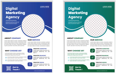 Corporate Business Marketing Flyer Design Template set,abstract business flyer, vector template design or business poster template design