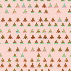 A pink background featuring a modern triangle pattern that adds depth and visual interest