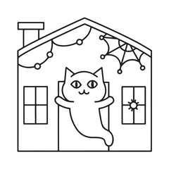 Cat moments meow life coloring pages, coloring book, line art, illustration, black & white, bold and easy coloring pages