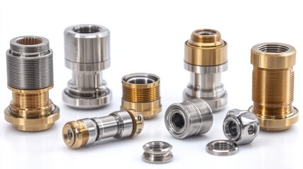 Collection of Metal Components for Machinery and Industrial Use