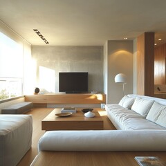 Modern Living Room with Minimalist Design