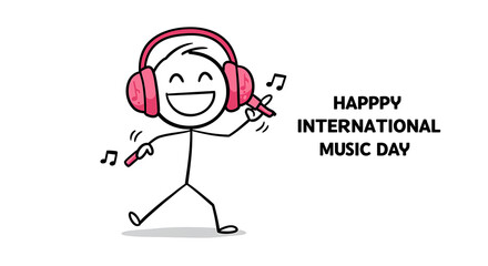 Happy International Music Day Celebrate the Joy of Music with this Fun Illustration