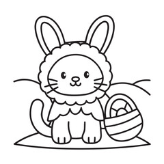 Cat moments meow life coloring pages, coloring book, line art, illustration, black & white, bold and easy coloring pages