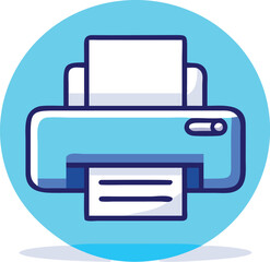  Cartoon Printer Icon