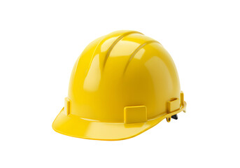 High-Visibility Yellow Hard Hat: Safety Gear Image