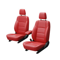 Stylish Red Leather Car Seats Designed for Comfort and Modern Automotive Interiors