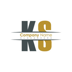 initial monogram letter logo with creative design.