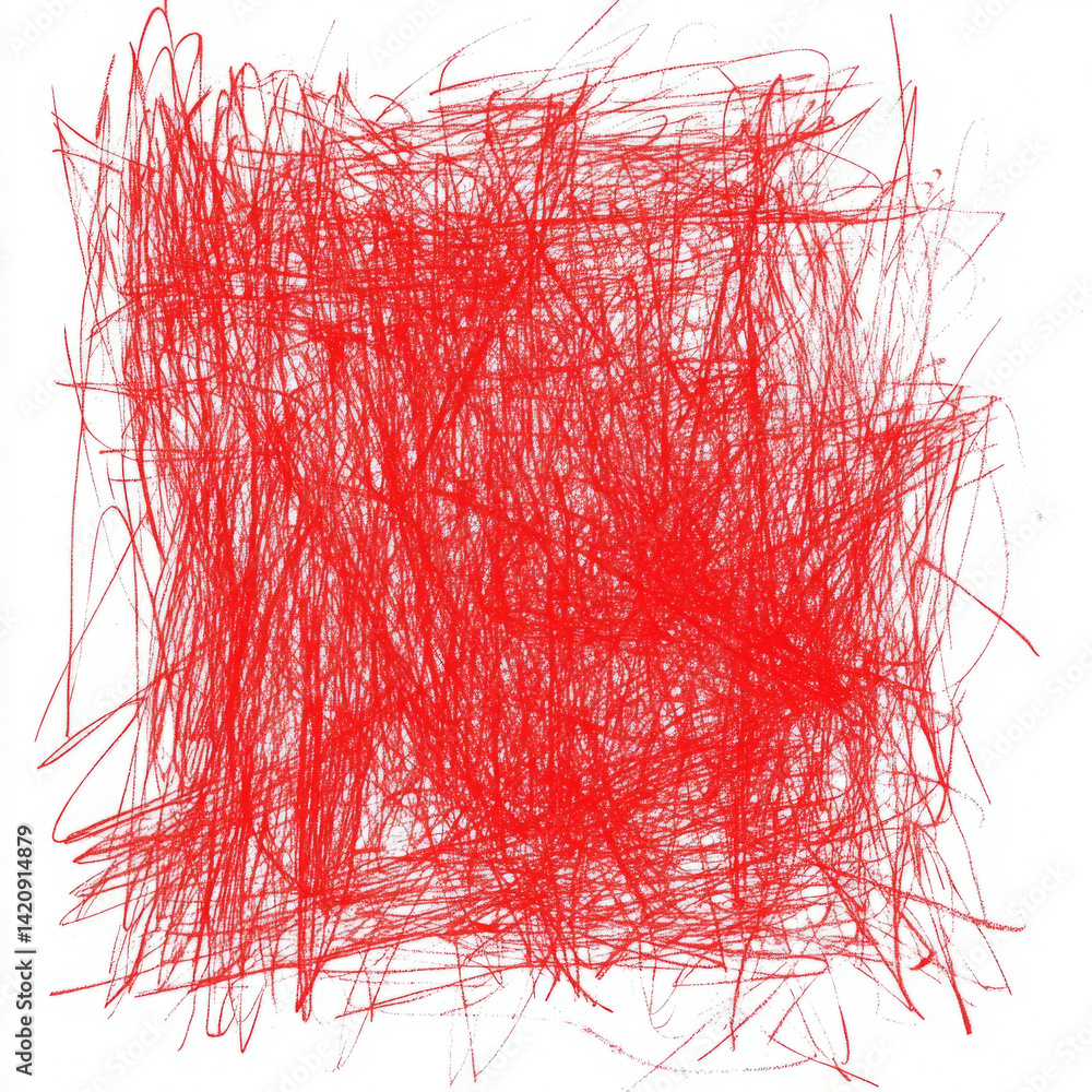 Poster abstract red scribble texture background