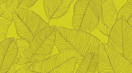 Vibrant Tropical Leaf Pattern