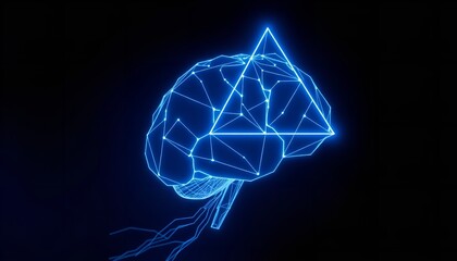 Circuit Brain Artificial Intelligence Technology and the Digital Future Illustration

