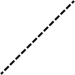 Minimalist Dashed Line Shapes