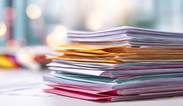 Organize Documents Efficiently:  Stacking Papers, Filing Systems, and Workspace Organization for Productivity