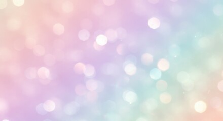 Fototapeta premium Pastel blurred bokeh lights festive abstract background