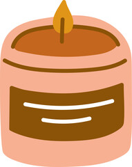 Hygge Paraffin aromatic candles Burning wax or aroma therapy home decoration, holiday scandinavian