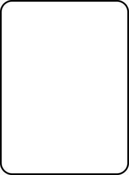 Rounded Rectangle Frame Basic Shape Outline